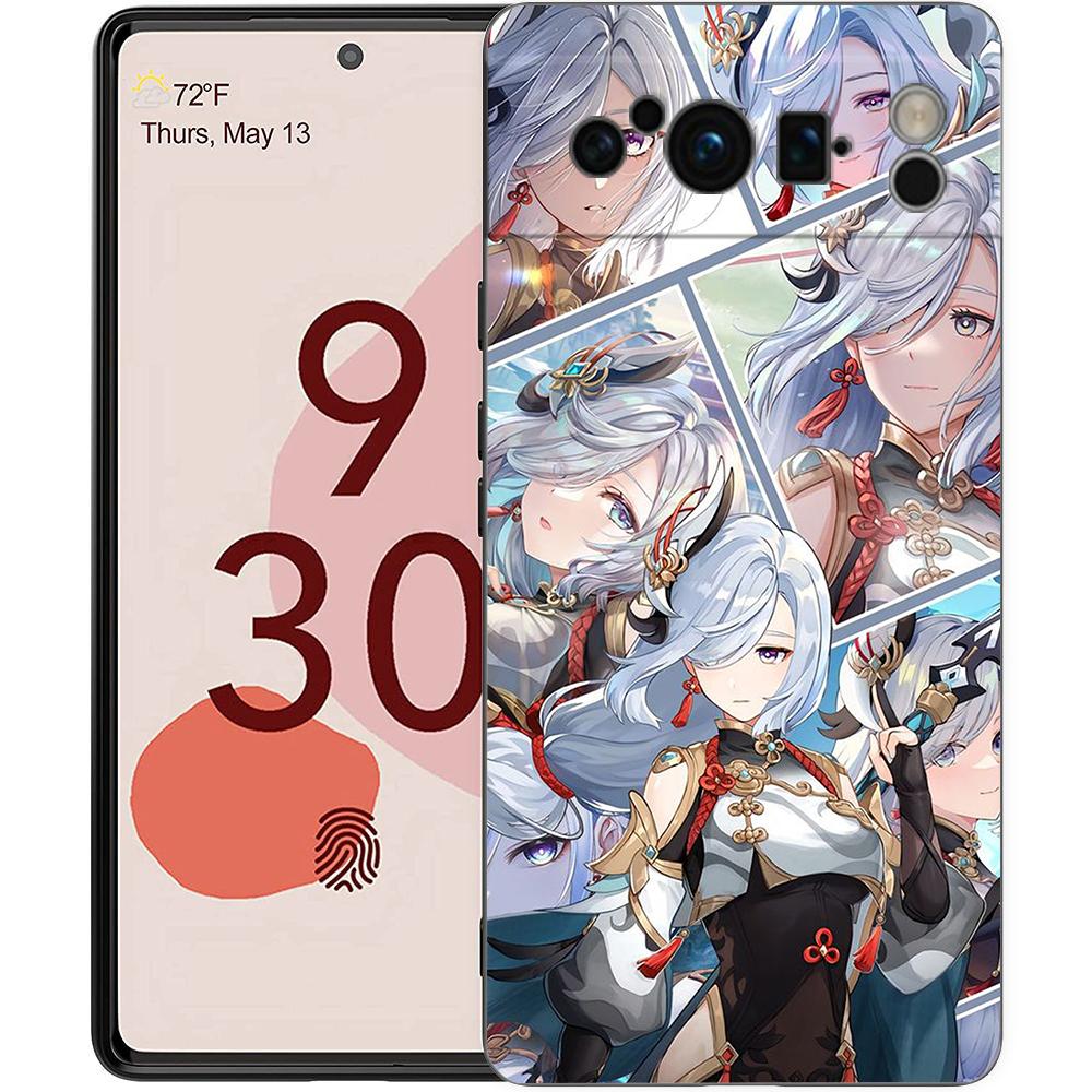 

Чехол для телефона Genshin Impact Аль-Хайтам для Google Pixel 8 A 7 6 Pro 6A 5G Черный Мягкий Противоударный Задняя Крышка Силиконовый Чехол Coque Pixel 7A
