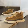 Fashion Men Casual Shoes Platform Non-slip Walking Sneakers Lightweight Walking Shoes Breathable Chelsea Boots Men Snow Boots