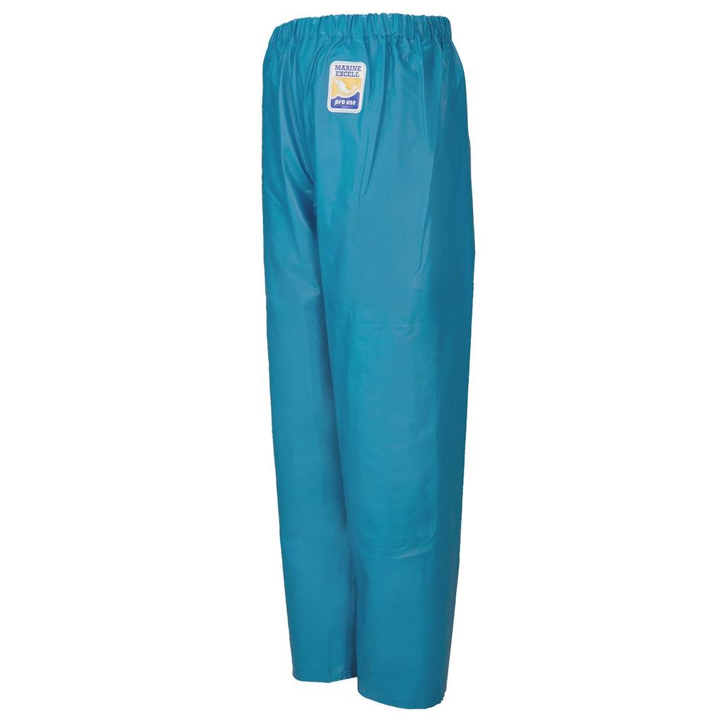Logos Marine Excel Industrial Rainwear, Regular Pants with Knee Pads, Turquoise, Size LL, 12050161