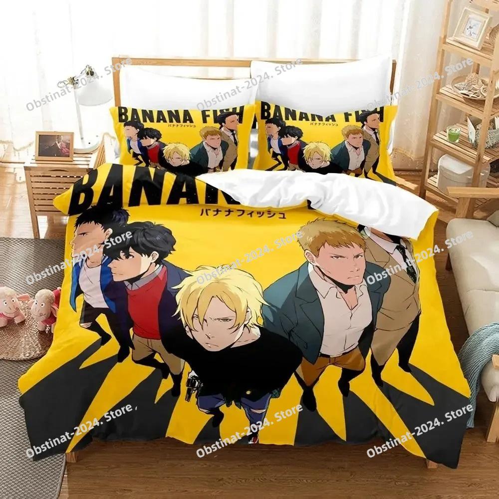 3d Print Anime Banana Fish Bedding Set Printed Duvet Cover Pillowcase Single Double Style Queen King Size Sets