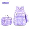 Korean Graffiti School Backpack Set: Waterproof, 3-Piece, Five-Pointed Star Design, Grades 1-6