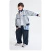 Boys Stand Collar Zip Up Cardigan Baseball Jacket Kids Casual Outerwear