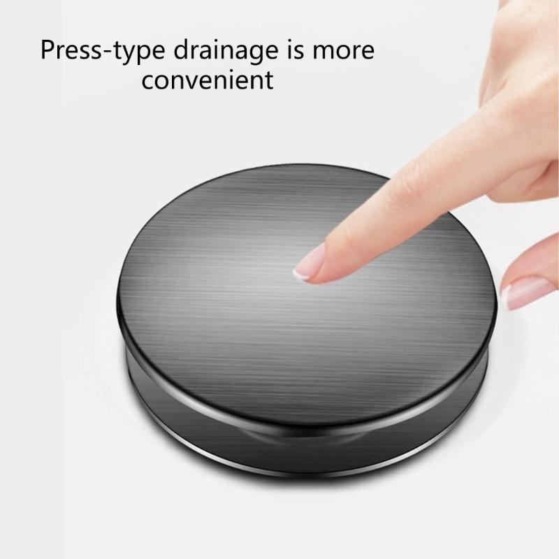 Copper Drain Filter Bounce Cores Sink Drain Plug Sink Basins Drain Basket Sink Stoppers for Bathroom Kitchen Enduring