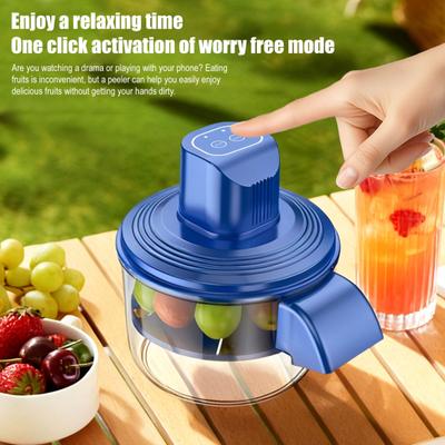 Electric Peeling Machine Automatic Potato Grape Garlic Peeler Rechargeable Cordless Fruit And Vegetable Peeler Easy To Clean Dishwasher Safe Kitchen