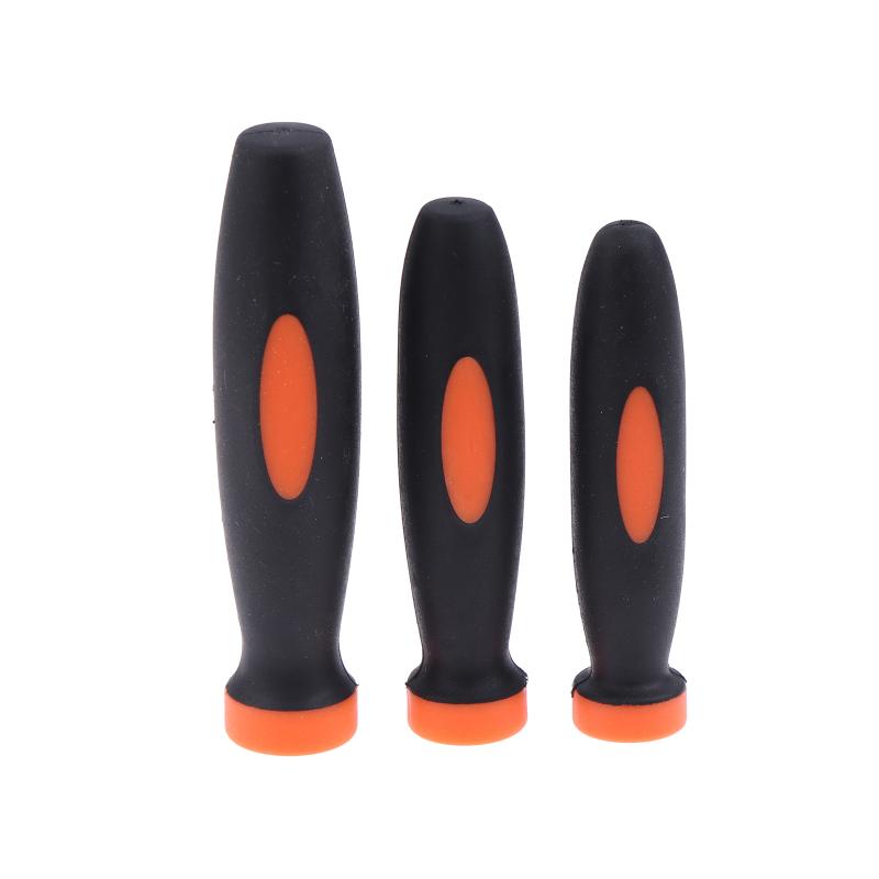 New 10pcs Rubber Files Handles TPR Grip Files Handles File Handles For Small Files Wooden Hard Rubber TPR+PP Hand Tool