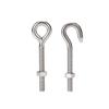 304 Stainless Steel Eye Bolt with Ring, Standard Thread, Flat Washer, and Nut
