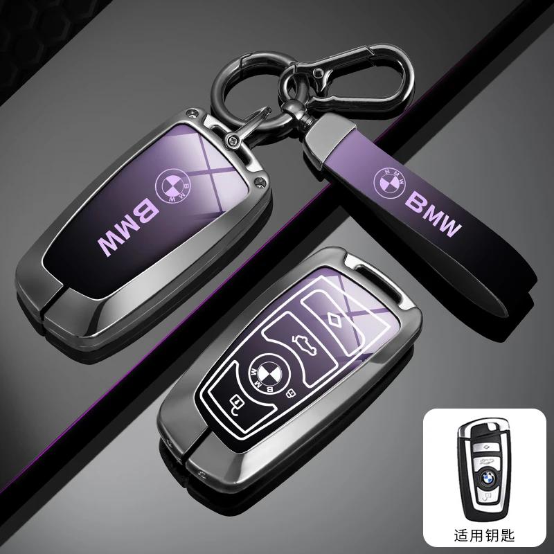 Car Sticker Hot 2025 Car Key Case Cover Shell Key Case Keychain Accessories for BMW 1 3 5 7 Series X1 X3 X4 F20 F30 F18 F25 M3 M