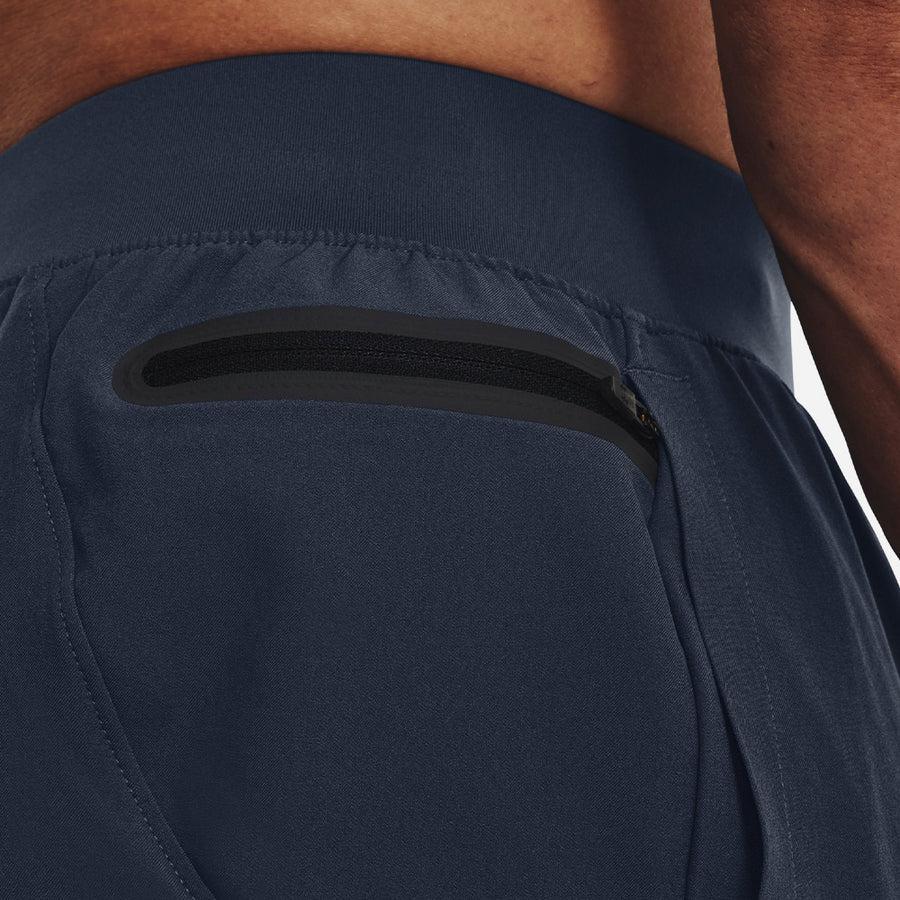 Under Armour Pantalon en maille court droit taille moyenne inarrêtable Homme Gris 1370986-044