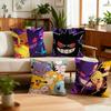 P-Pikachu Cushion Cover Home Office Coffee P-Pokemon G-Gengar Pillow Sofa Printing Decoration Room Shop Car Nordic Simplicity