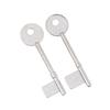 5Pcs Vault Zinc Alloy Flagpole Safe Key Single-Bitt Key Blank House Key Blanks For  Special Old Doors Key Emb