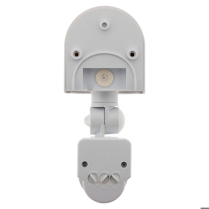 Détecteur mouvement IP44 - tête orientable - 1200W - Blanc - Zenitech