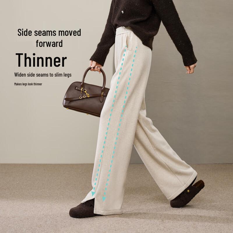 ESE-Y Women's Fleece Straight Leg Winter Pants