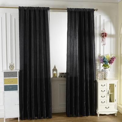 Room Half Blackout Drape Curtains with Sufficient Durability and Ruggedness 1pc Pure Color Satin Tulle Door Window Curtain