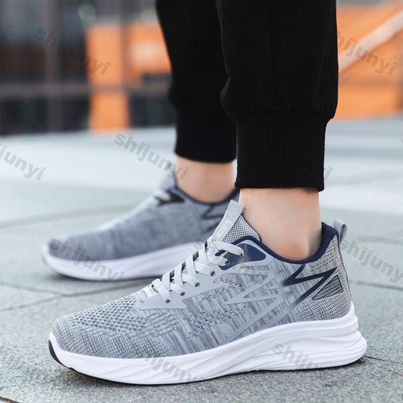 Fashion Men Shoes 2025 Spring New Comfort Non Slip Breathable Mesh Casual Sport Shoes Fashion Soft Sole Lightweight Running Shoes Men
