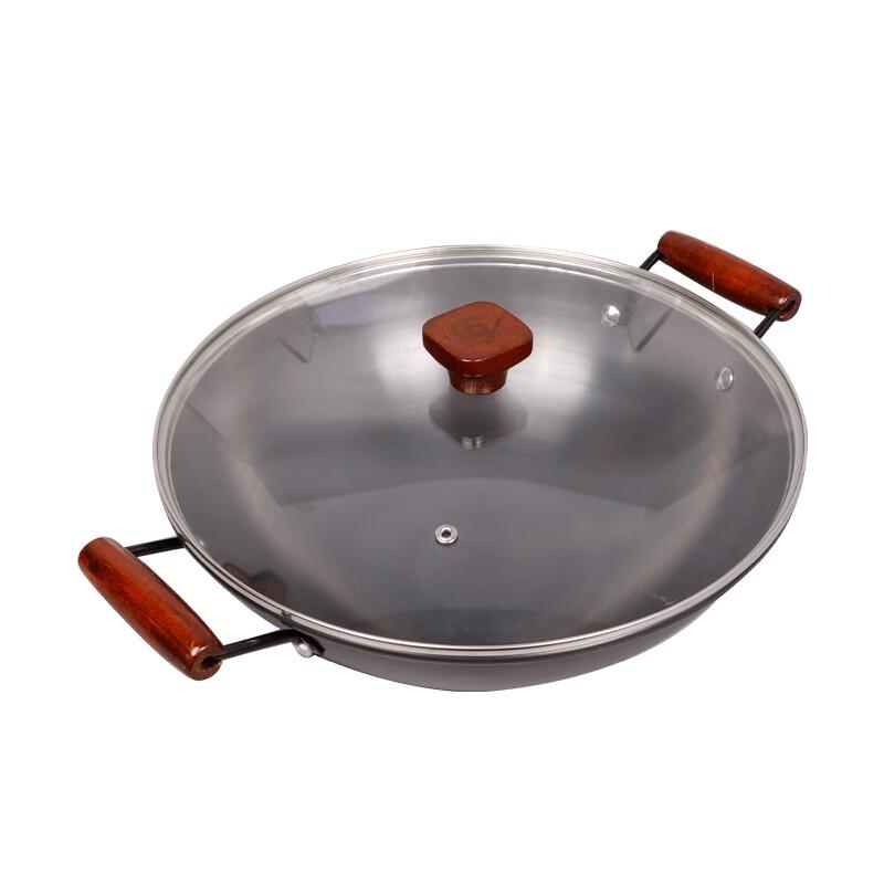LUVHOO LH-FB46 32cm Refined Iron Wok