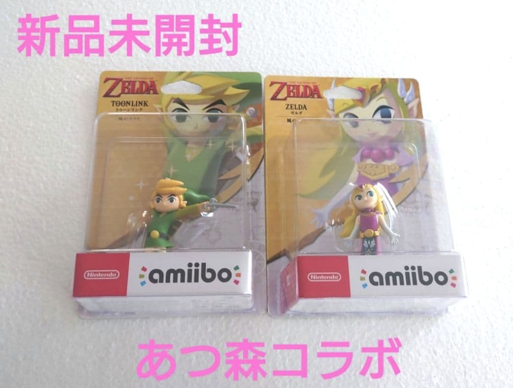 

[USED] Animal Crossing Collaboration Legend of Zelda Link Princess Zelda Wind Waker amiibo