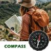 Survival Compass Camping Waterproof Exploration Gears Multifunctional Sighting Navigation Compass Mini Hiking Compass