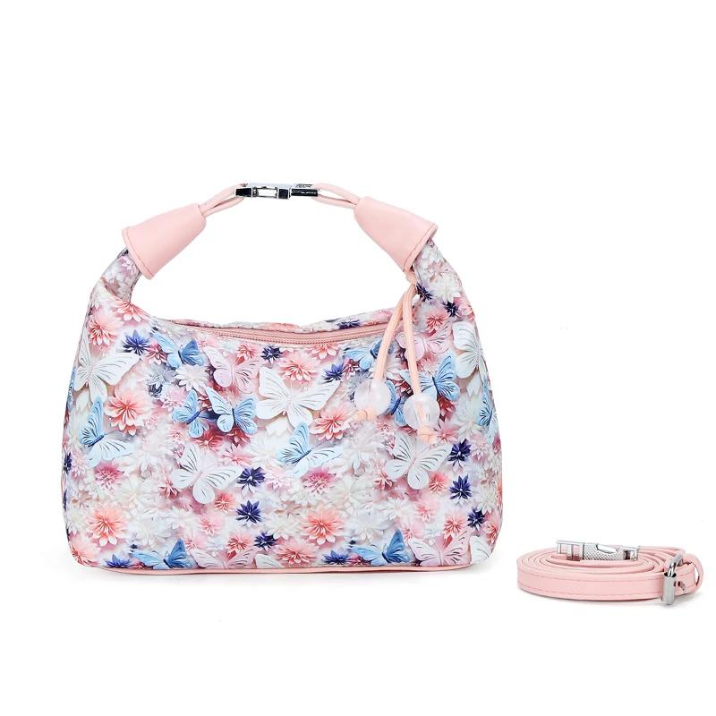 

Женские сумки, новые модные, роскошные, большой емкости, сумки через плечо, мягкие, повседневные, с ретро-принтом, сумки под мышками для женщин