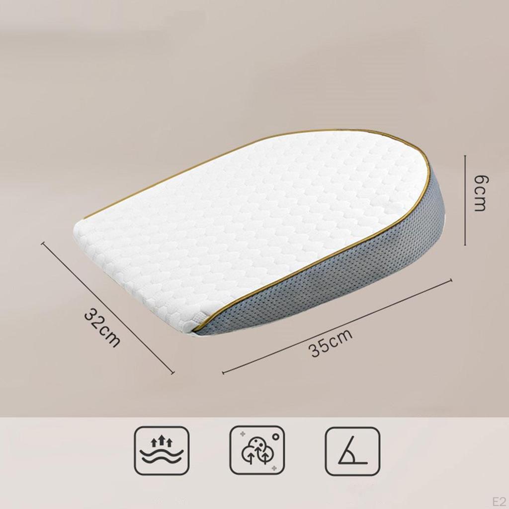 Baby Wedge Pillow Side Sleeping Cushion Comfortable Neck Support for Cot Bed