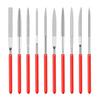Diamond Files, 3*140mm, Set of 10, Metal Rod Files, Precision Grinding, Deburring, Metal, Alloy, Ball, Ceramics, Glass, Plastic, Ironwork, Woodworking