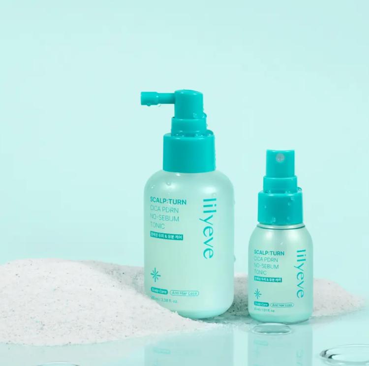 LILYEVE Scalpturn Cica PDRN No-Sebum Tonic 100ml – Sebum Control & Scalp Soothing Care