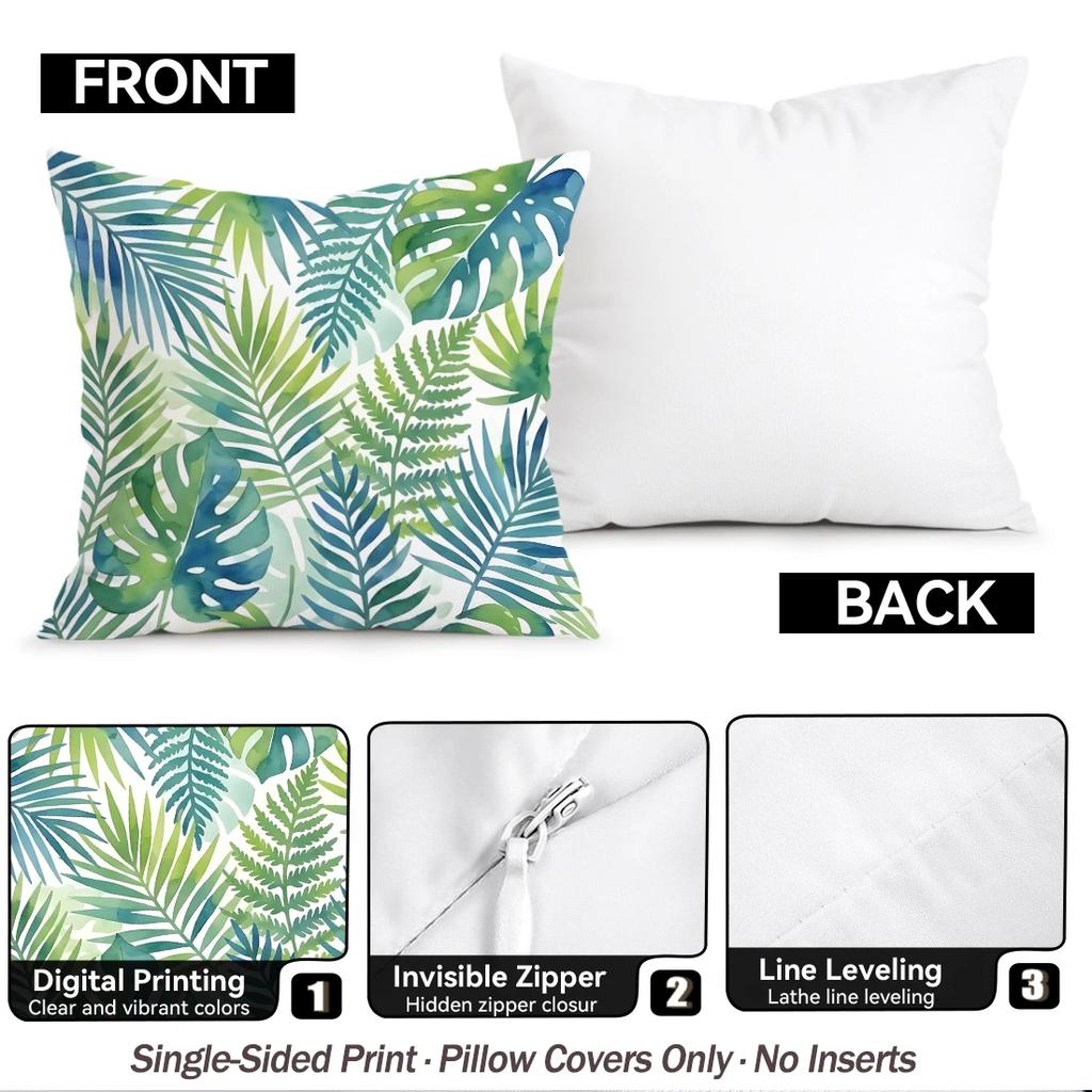 1pcs/4pcs Watercolor Abstract Geometry Cushions Pillowcase Polyester Cushion Cover Throw Pillow Pillowcover Home Car Sofa Decor