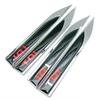 AABGJ1 2Pcs 3D Blade Metal Logo TDI Emblem Car Fender Badge Decal For Volkswagen VW Polo Golf 6 7 Passat B6 T5 TDI Sticker Accessories