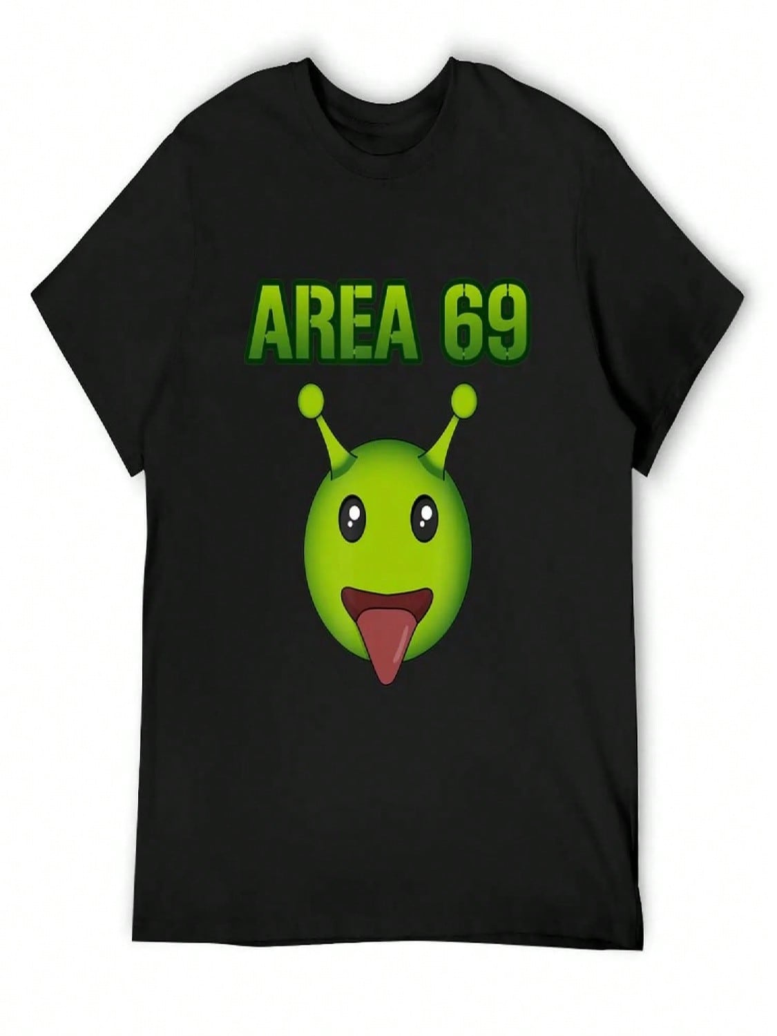 Area 69 Alien T-Shirt Fashion Shirts Anime Shirt Sweat Anime Clothes unisex Tshirt S разноцветный