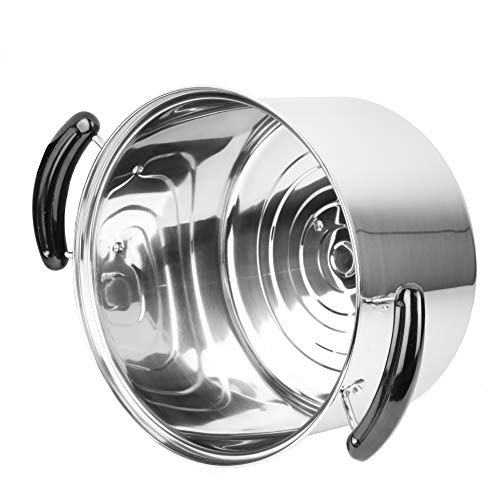 Pearl Metal NEW Danran H-5873, 26cm Stainless Steel Double-Handled Pot with Glass Lid, Induction Compatible, Steamer/Steamer Pot [IH Compatible]