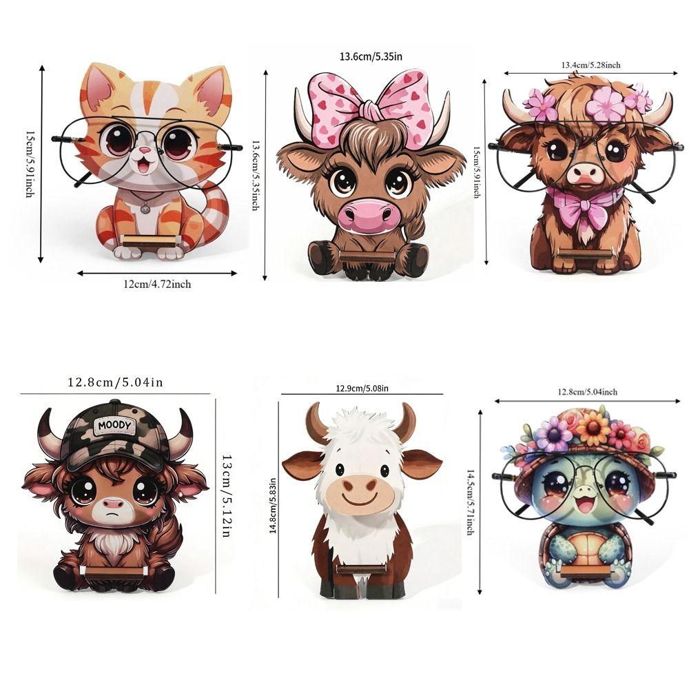 Hand-carved Animal Glasses Frame 3D Eyeglass Rack Cute Glasses Display Stand  Home Decor