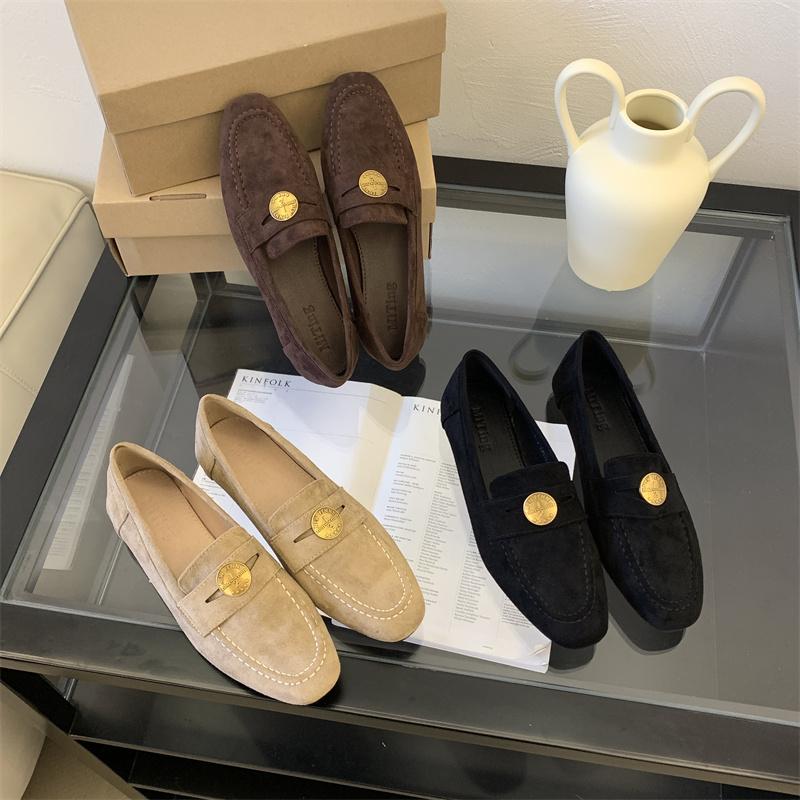 Fashion Flats Classic Ladies Slip-on Handmade Penny Loafers Autumn 2025 New Designer Mules Shoes Female Retro Moccasins Zapatos De Mujer