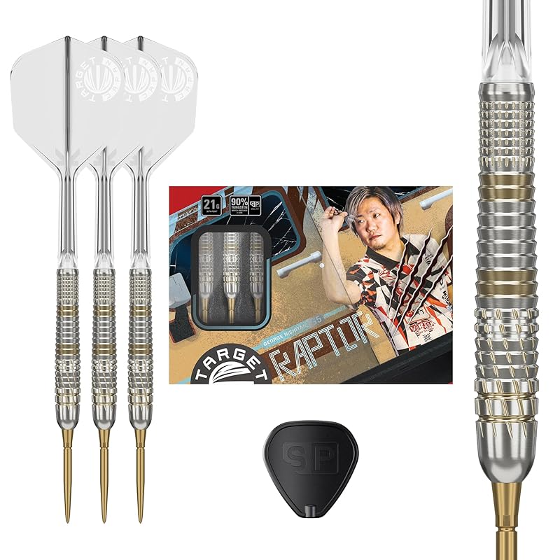 TARGET PRIME SERIES RAPTOR GEN-5 90% 21G SP STEEL TIP DARTS 2024 (Prime Series Raptor G5 Steel)