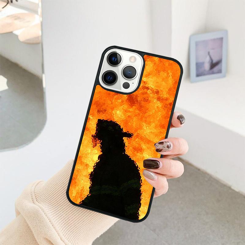 Fire Fighter Hero Phone Case For iPhone 17 Air 16 15 14 11 12 13 Pro  MAX Plus coque Cover Shell