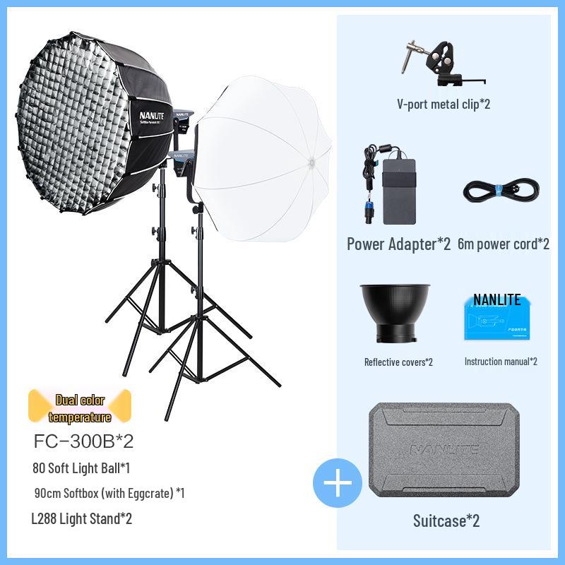 Nanlite FC-300B/500B High-Power LED Outdoor Photography Soft Light