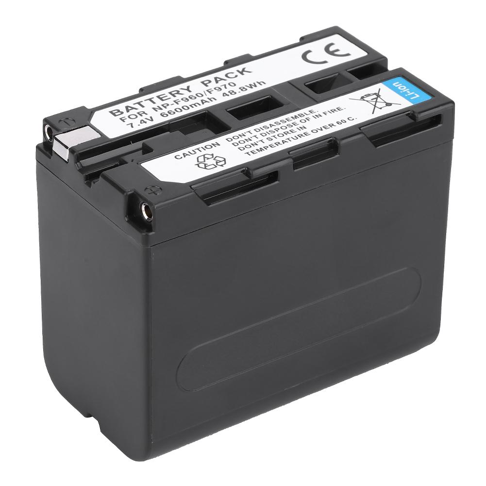 

NP F960 970 Полудекодирующая литиевая батарея для замены светодиодного видеомонитора цифровой камеры