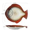 Fish Shape Ceramic Dinner Plate Sushi Plates Fruit Tray Salad Bowl Soup Plate Steak Plates Sashimi Disc Dessert Bowl Snack Dish