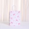 12Pcs Paper Gift Packing Bag Pink Bow Candy Cookie Bags Durable Present Wrap Bag  Celebration