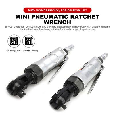 1/4" 3/8" Heavy Straight Pneumatic Wrench Ratchet Impact Socket Wrench Power Right Angle Spanner Tools Ratchet Handle Wrench