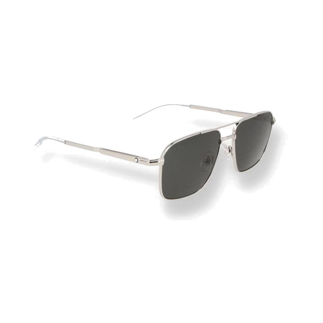 

Montblanc Fine Leg Anti-Sunlight Alloy Pilot Style Sunglasses Women sunglasses Silver MB0278S001 Silver,56