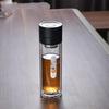 Duoli One-Touch Double-Walled Glass Travel Mug