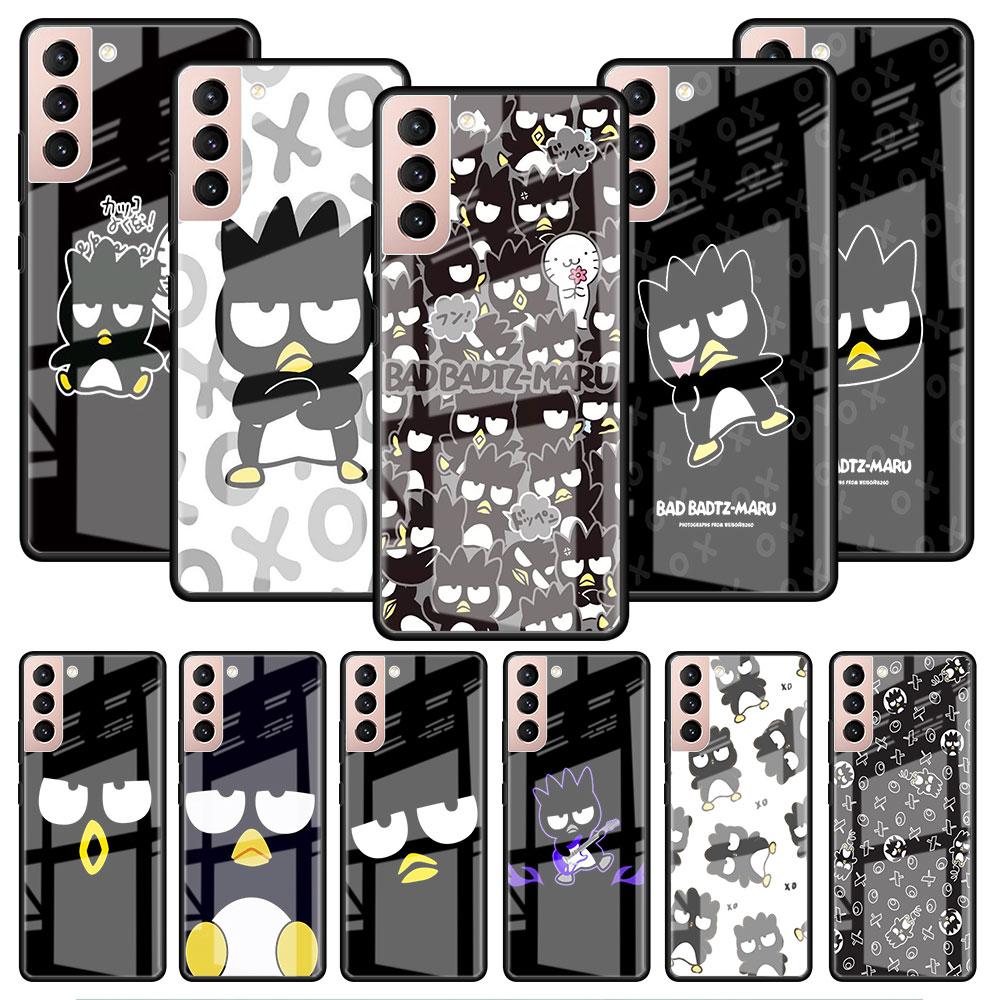 

Стеклянный чехол для Samsung Galaxy S22 S20 FE S21 Plus, чехол для телефона S10 5G S9 Note 20 Ultra 10 Lite, милый чехол Bad Badtz Maru