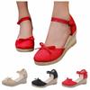 Scarpe col tacco alto da donna Sandali femminili Zapatos Mujer Scarpe casual da donna Slip-on traspirante Sandali con zeppa per il tempo libero all'aperto