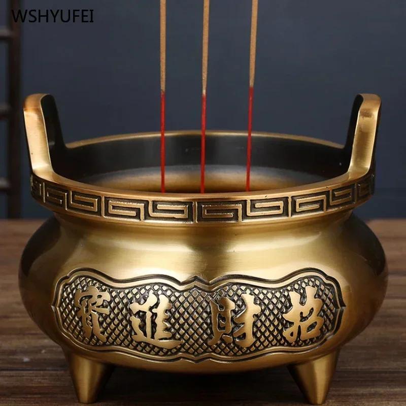 Alloy Censer Temple Offerings To Buddha Buddhist Temple Supplies Attract Wealth Ensuring Safety Pray for Auspiciousness Decor