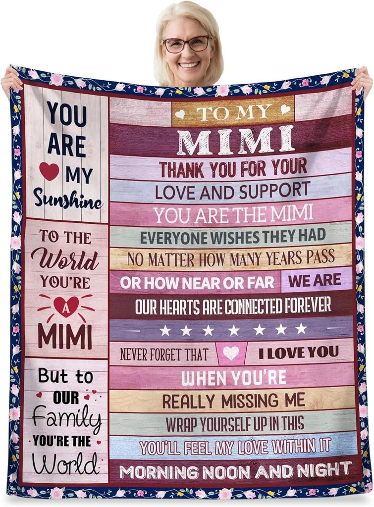 Grandma Gifts in Spanish Abuela Gifts Abuelita Blanket for Grandma Festival Birthday Gifts Regalos para Abuela/Abuelita throw