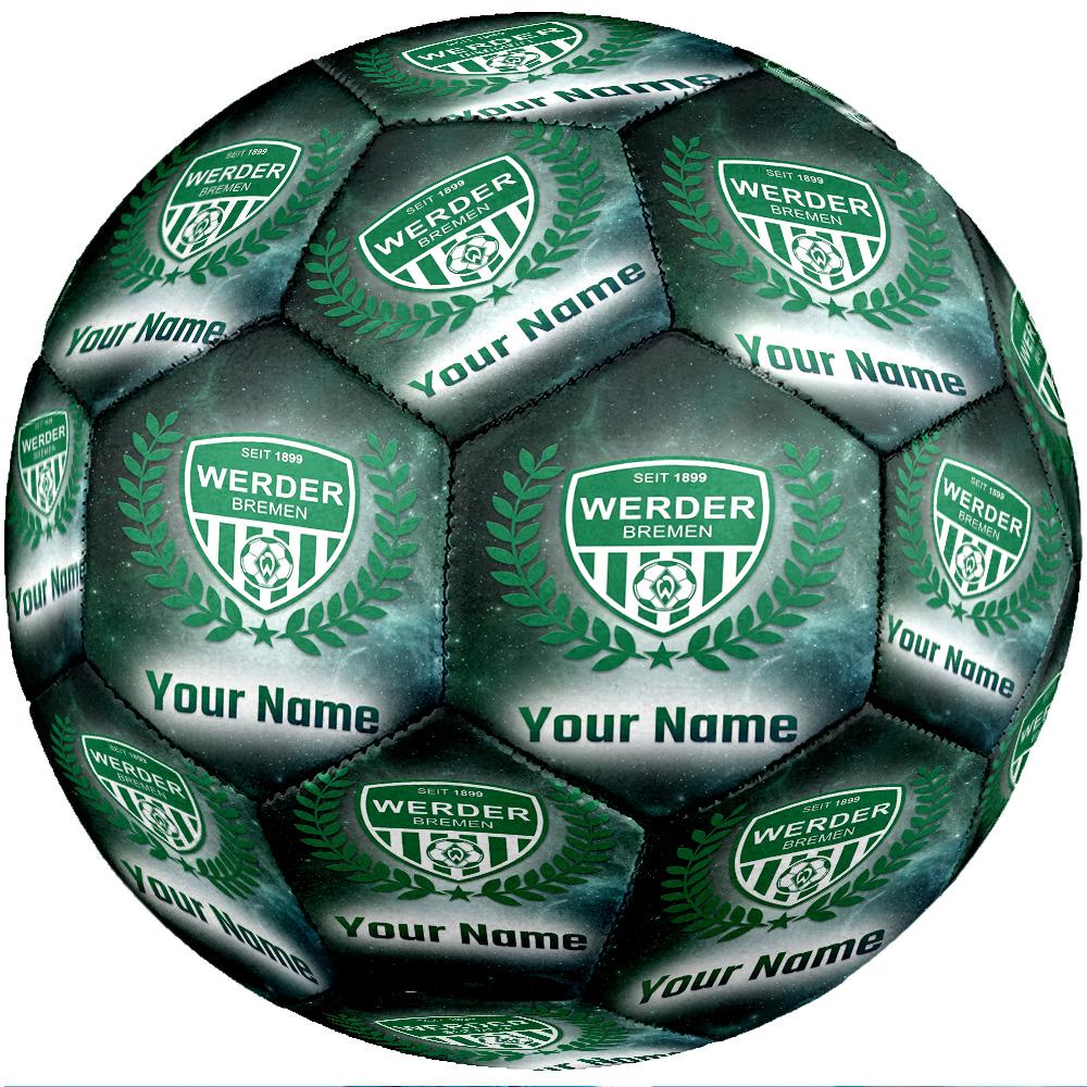 Werder Bremen FC Fashion Size 5 Football Wearproof Non‑Slip Soccer Ball For Sports Training Entertainment Use