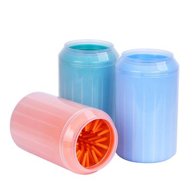 PUPPY TOWN Detergente per strumenti per la pulizia dei piedi degli animali domestici, per lavare le zampe dei gatti e dei cani, in silicone, portatile