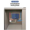 Directe Warmwaterboiler, 6000W 220V Op Aanvraag Warm Elektrische Tankloze Waterverwarmer met Digitaal Display, Constante Temperatuur