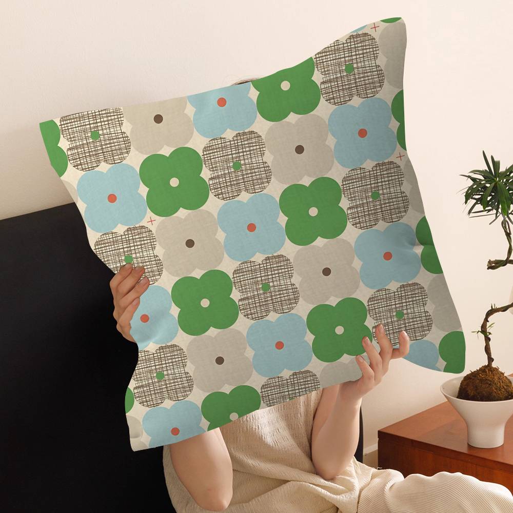 Orla Kiely Blatt Blume Cartoon Kissenbezug Design Kissenbezug Dekoration Feiertagsdekoration