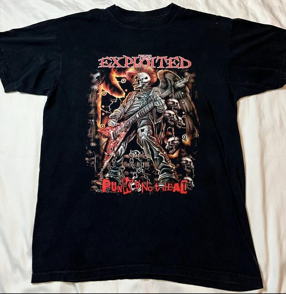 The EXPLOITED band Punk#039s Not Dead Shirt Adult Tee S To 2345XL UU935 Unisex T-Shirt XXL