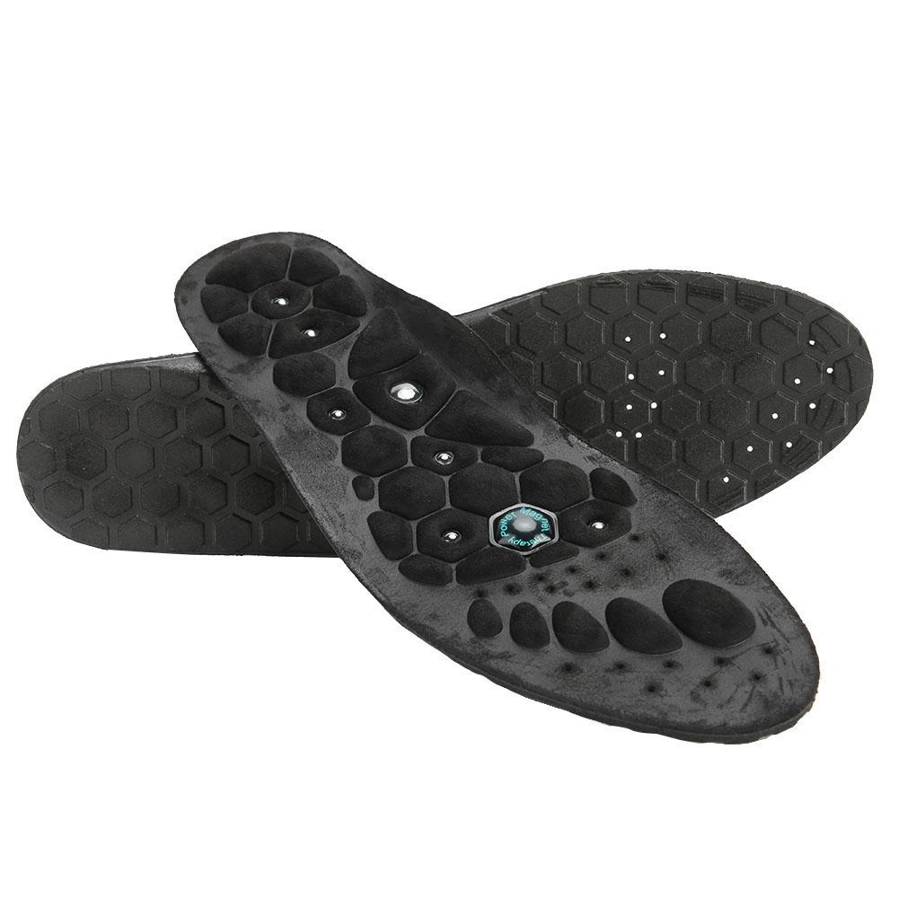 

2 шт. унисекс магнитотерапевтические стельки спортивные дышащие подошвы для ног массажные подушечки для ног(Черный S 35‑39) чёрный